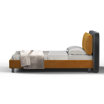 Giovanna Double Bed with Elegant Headboard