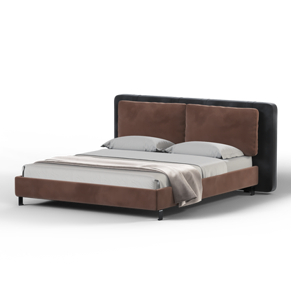 Giovanna Double Bed with Elegant Headboard