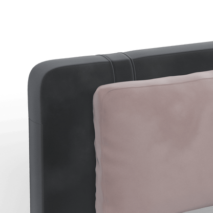 Giovanna Double Bed with Elegant Headboard