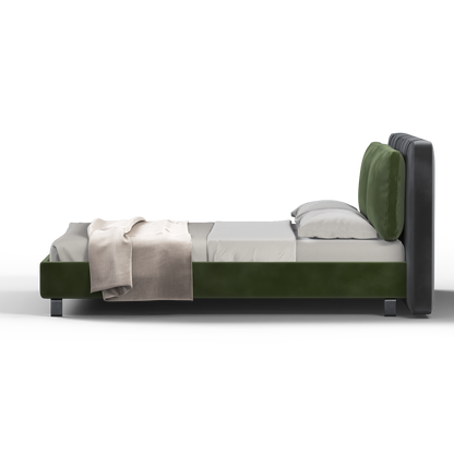 Giovanna Double Bed with Elegant Headboard