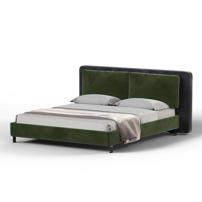 Giovanna Double Bed with Elegant Headboard