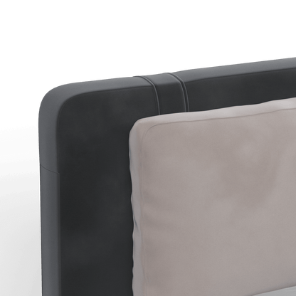 Giovanna Double Bed with Elegant Headboard
