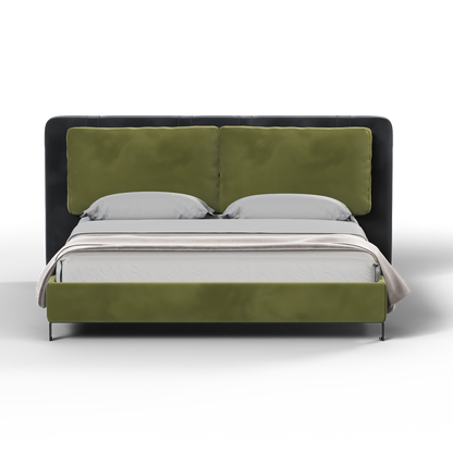 Giovanna Double Bed with Elegant Headboard