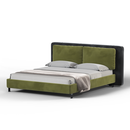 Giovanna Double Bed with Elegant Headboard