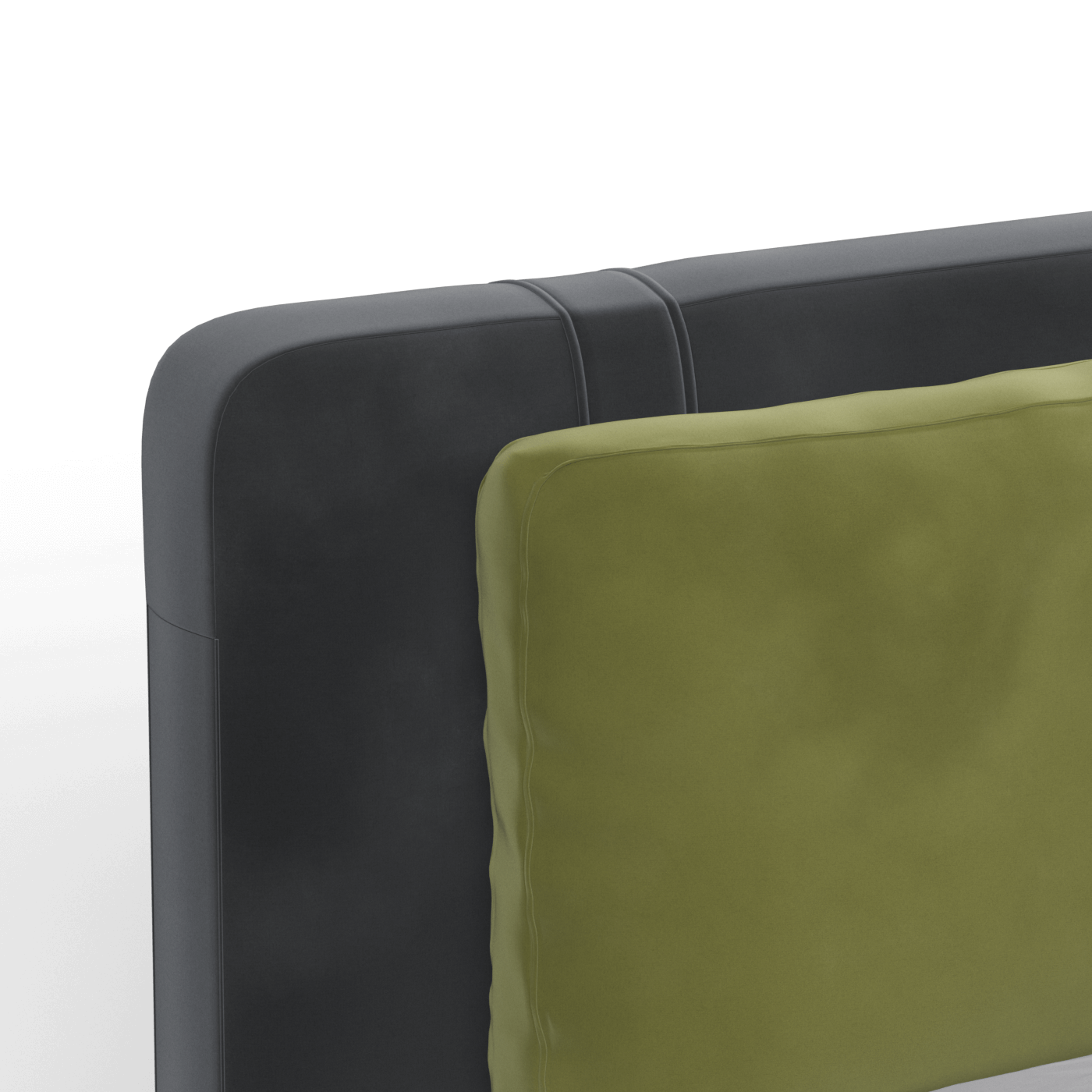 Giovanna Double Bed with Elegant Headboard