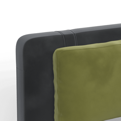 Giovanna Double Bed with Elegant Headboard