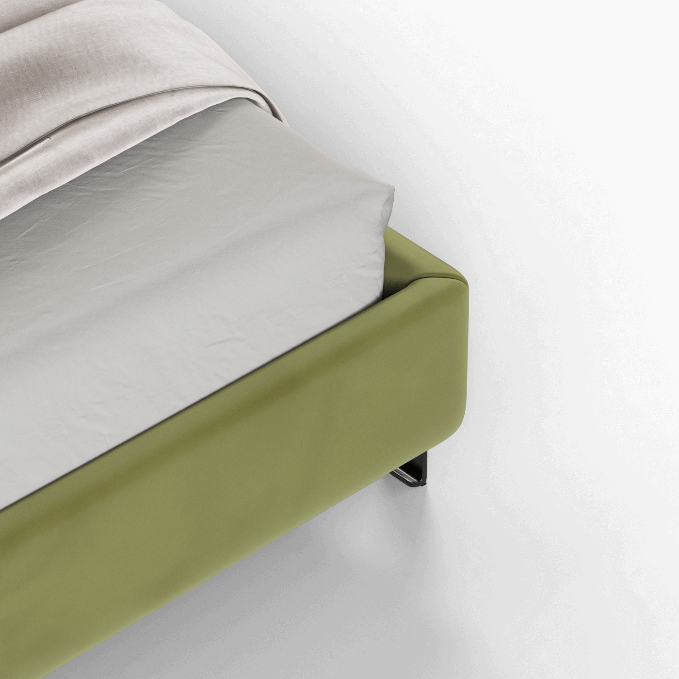 Giovanna Double Bed with Elegant Headboard