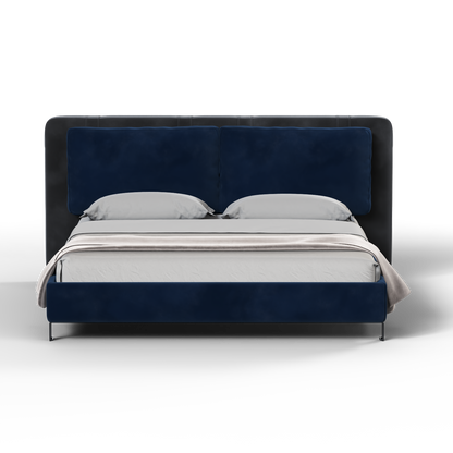 Giovanna Double Bed with Elegant Headboard