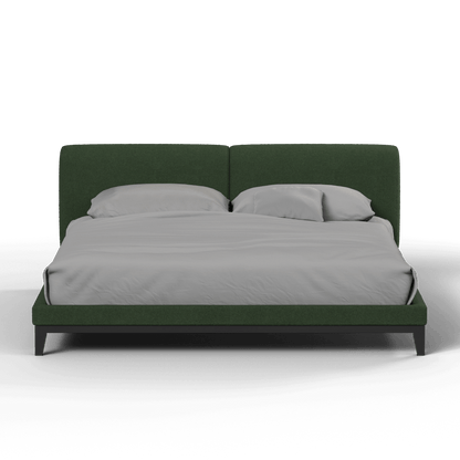 Infinity Upholstered Double Bed with Elegant Headboard