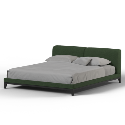 Infinity Upholstered Double Bed with Elegant Headboard