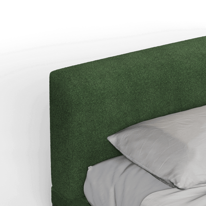 Infinity Upholstered Double Bed with Elegant Headboard