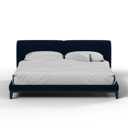 Infinity Upholstered Double Bed with Elegant Headboard