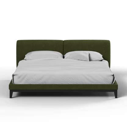 Infinity Upholstered Double Bed with Elegant Headboard