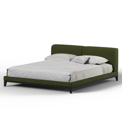 Infinity Upholstered Double Bed with Elegant Headboard