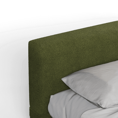 Infinity Upholstered Double Bed with Elegant Headboard