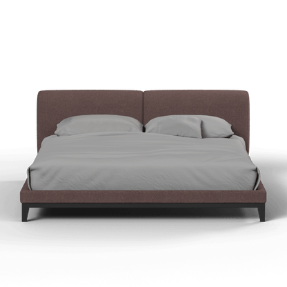 Infinity Upholstered Double Bed with Elegant Headboard