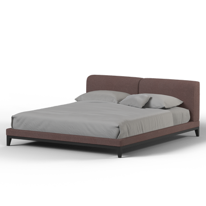 Infinity Upholstered Double Bed with Elegant Headboard