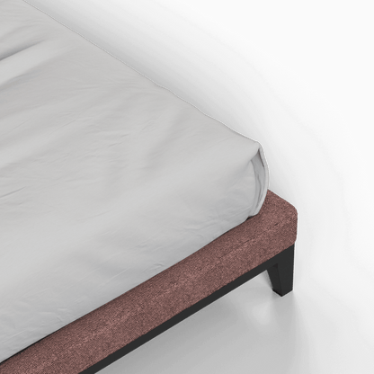 Infinity Upholstered Double Bed with Elegant Headboard