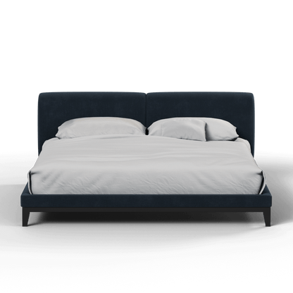 Infinity Upholstered Double Bed with Elegant Headboard