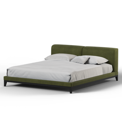 Infinity Upholstered Double Bed with Elegant Headboard