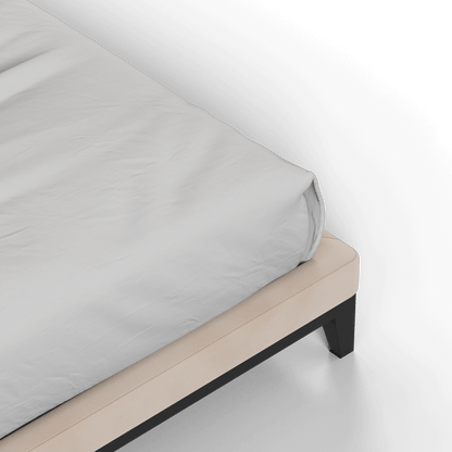 Infinity Upholstered Double Bed with Elegant Headboard