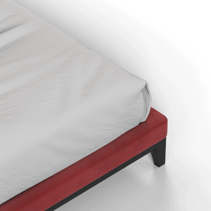 Infinity Upholstered Double Bed with Elegant Headboard