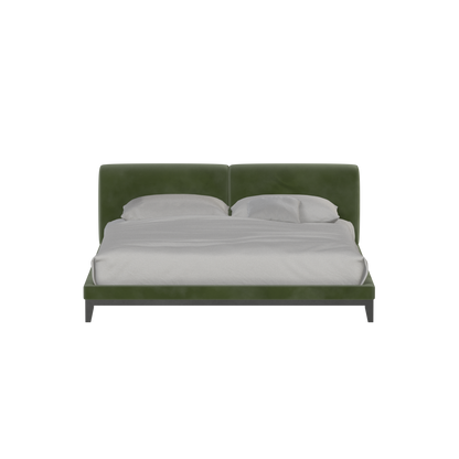 Infinity Upholstered Double Bed with Elegant Headboard