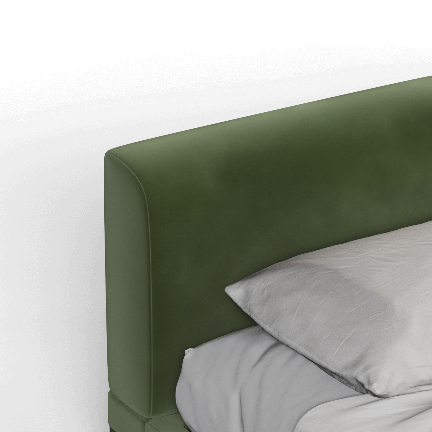 Infinity Upholstered Double Bed with Elegant Headboard