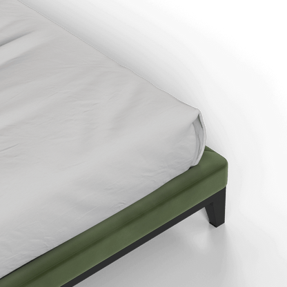 Infinity Upholstered Double Bed with Elegant Headboard