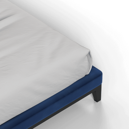 Infinity Upholstered Double Bed with Elegant Headboard