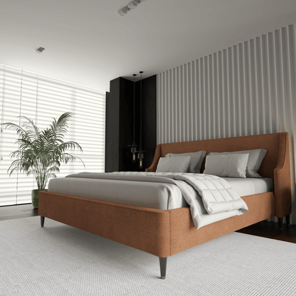 Laura Double Bed with High Headboard