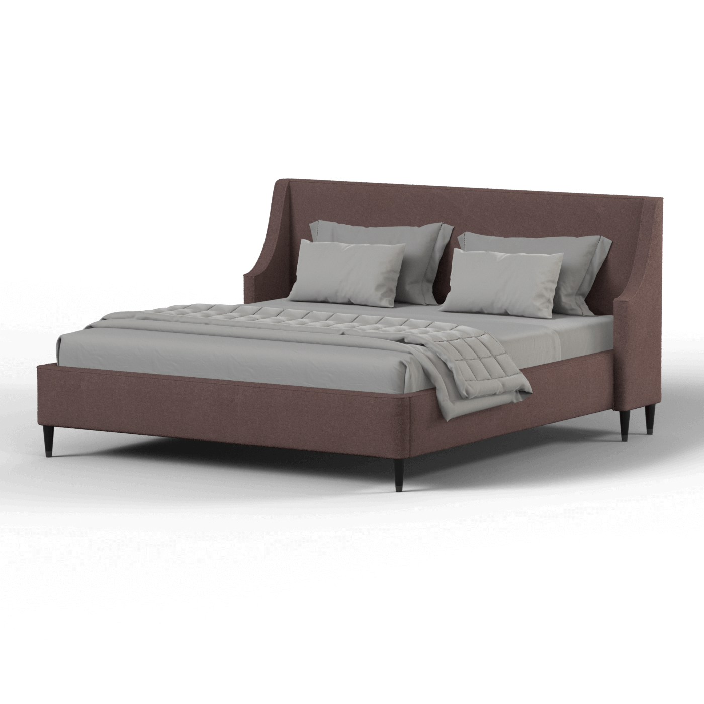 Laura Double Bed with High Headboard