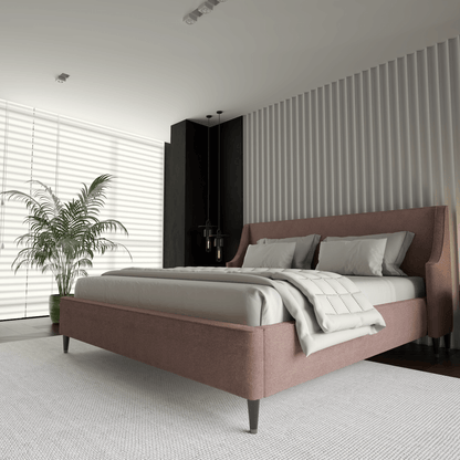 Laura Double Bed with High Headboard