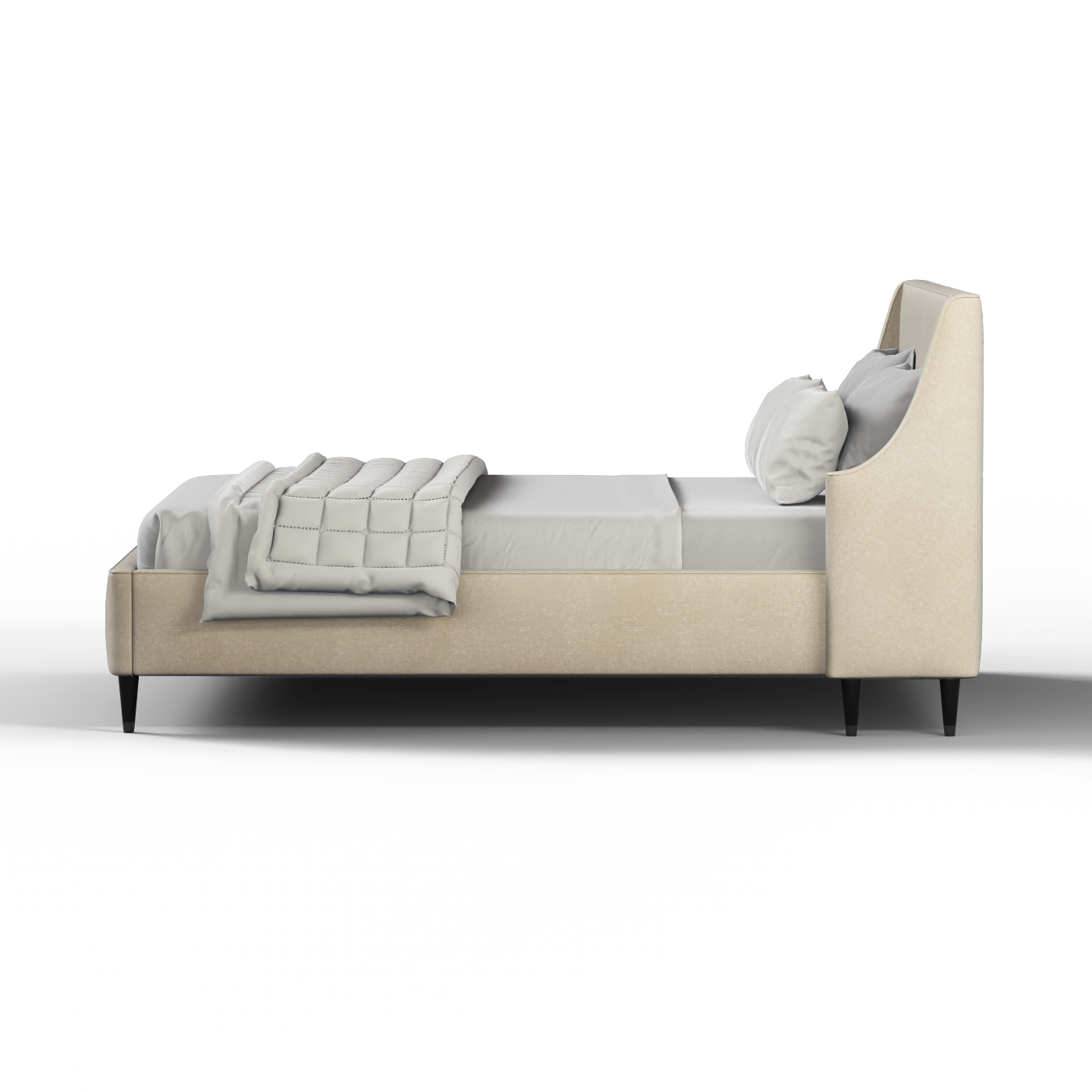 Laura Double Bed with High Headboard