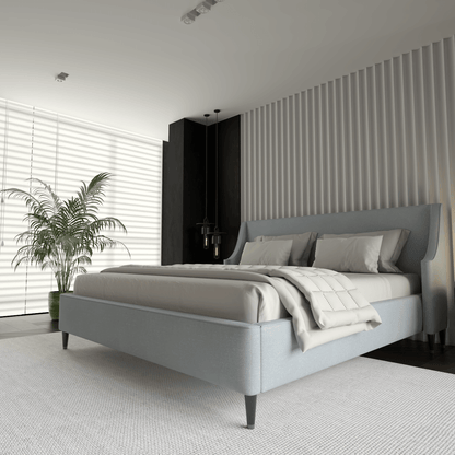 Laura Double Bed with High Headboard