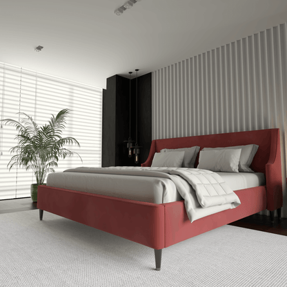 Laura Double Bed with High Headboard