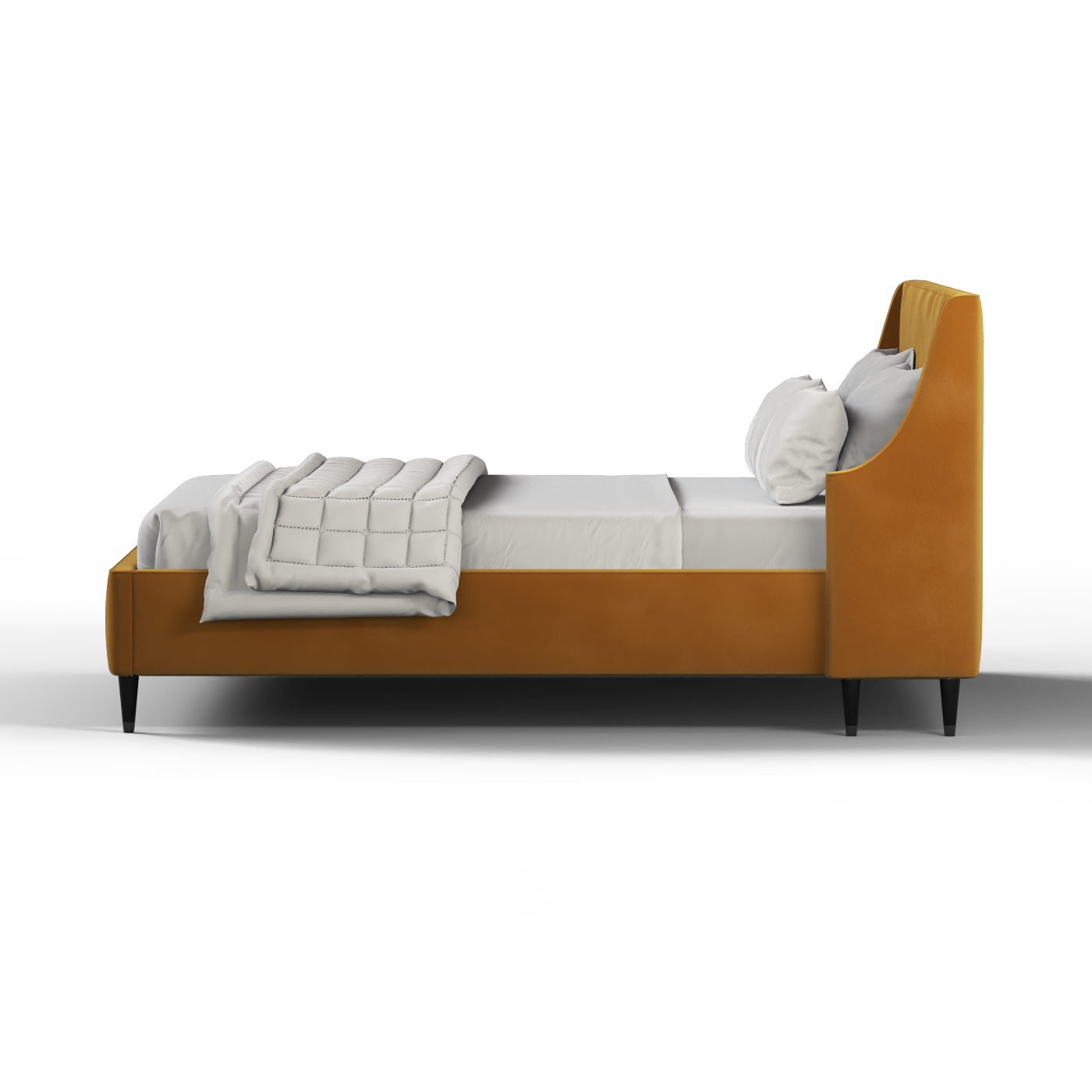 Laura Double Bed with High Headboard