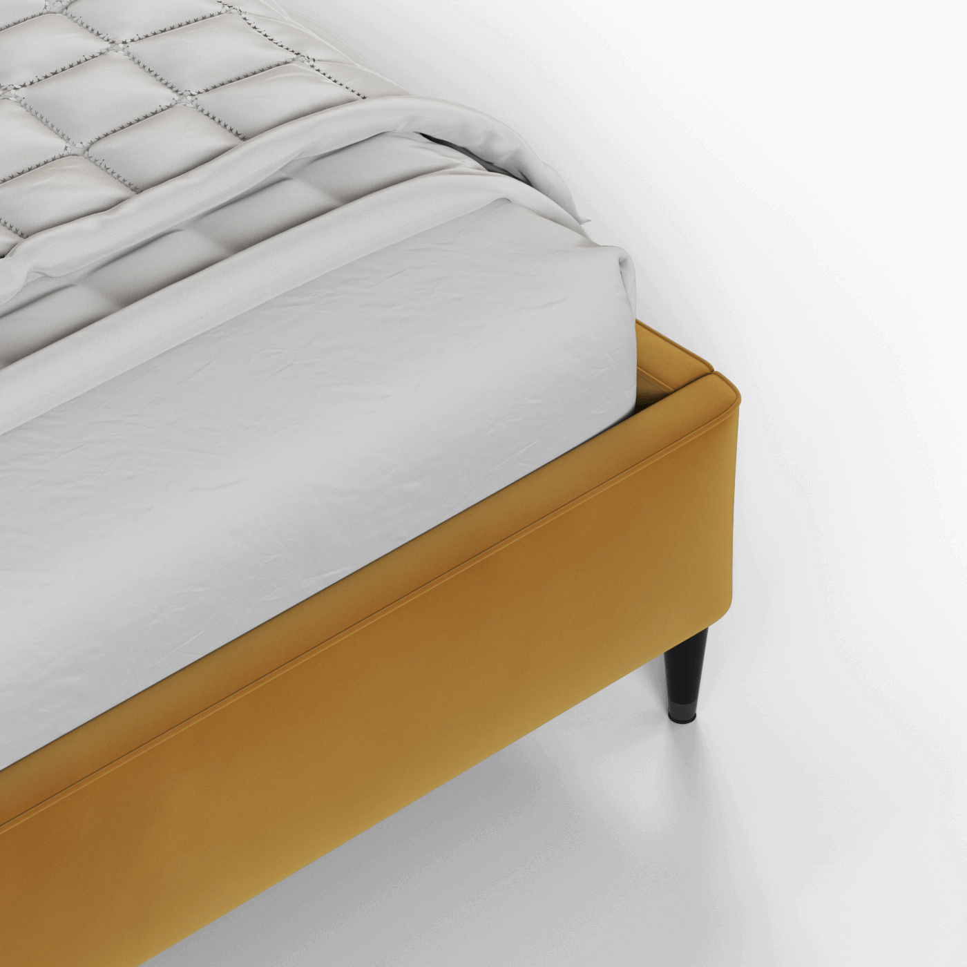Laura Double Bed with High Headboard