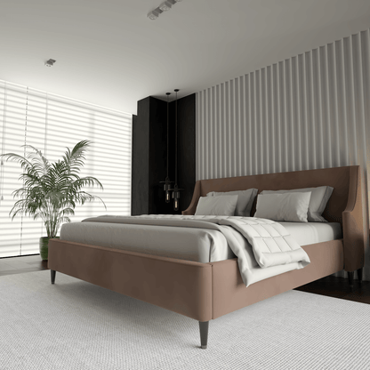 Laura Double Bed with High Headboard