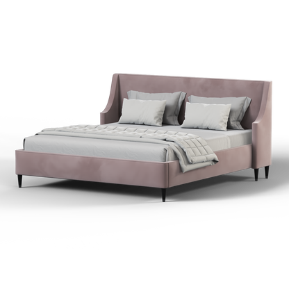 Laura Double Bed with High Headboard