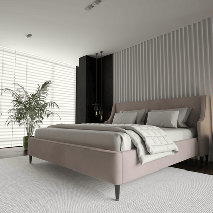 Laura Double Bed with High Headboard