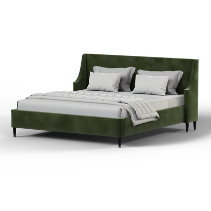 Laura Double Bed with High Headboard