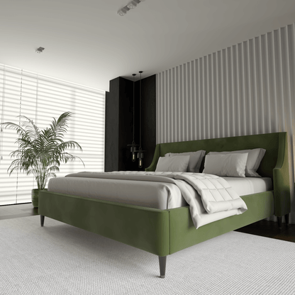 Laura Double Bed with High Headboard