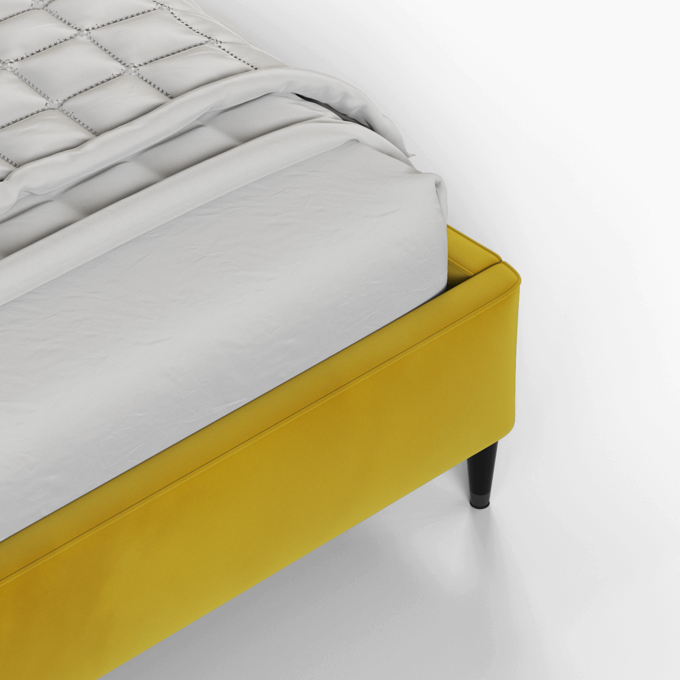 Laura Double Bed with High Headboard