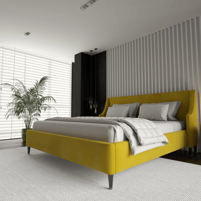 Laura Double Bed with High Headboard