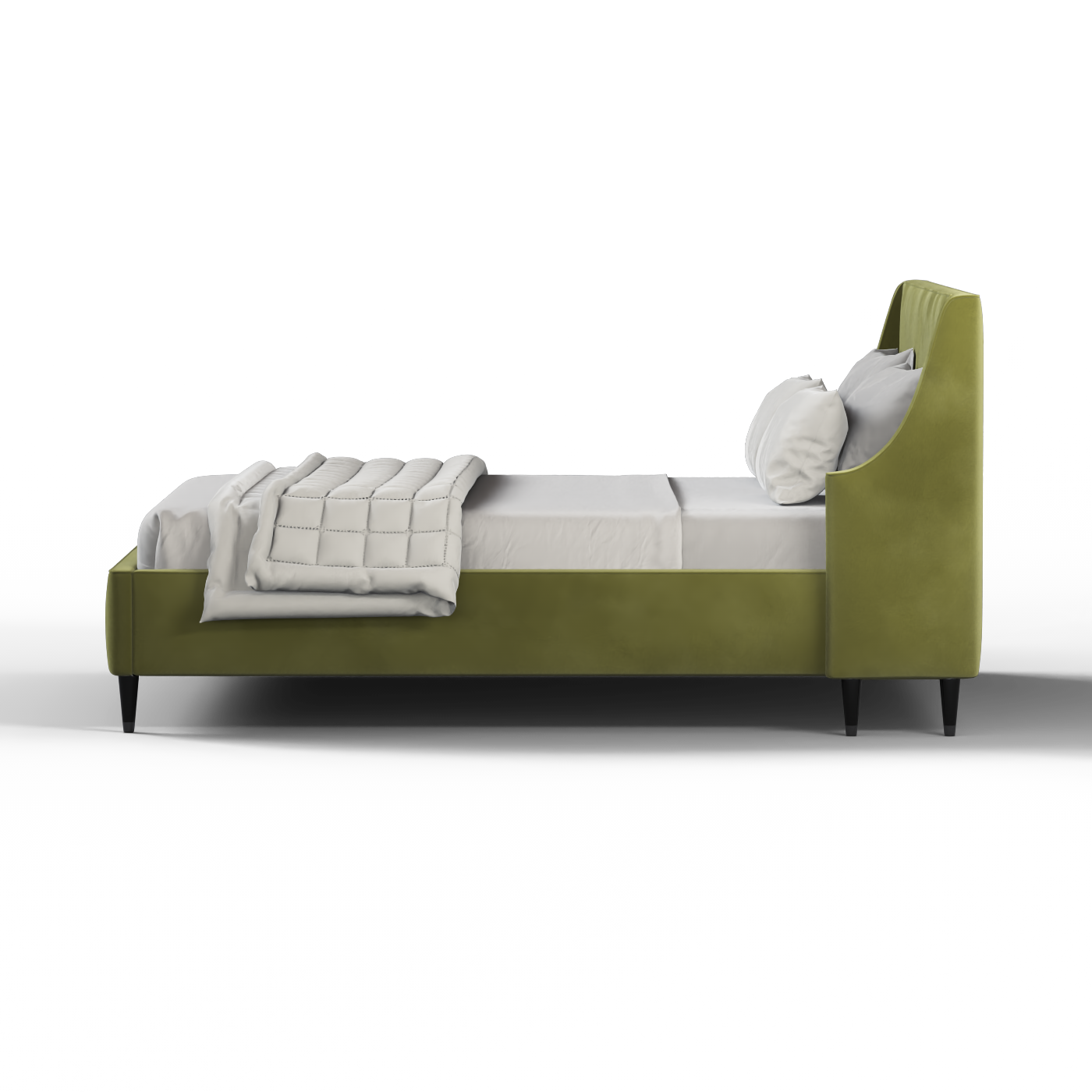 Laura Double Bed with High Headboard