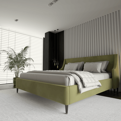 Laura Double Bed with High Headboard