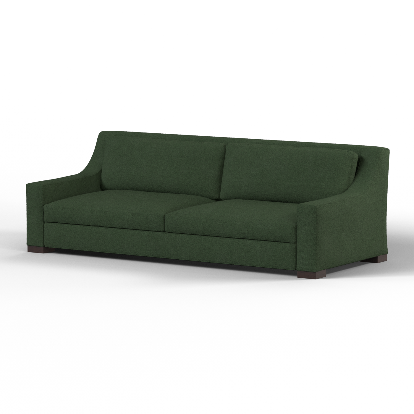 Louis 2 Seater Sofa — Structured Design with Tapered Arms