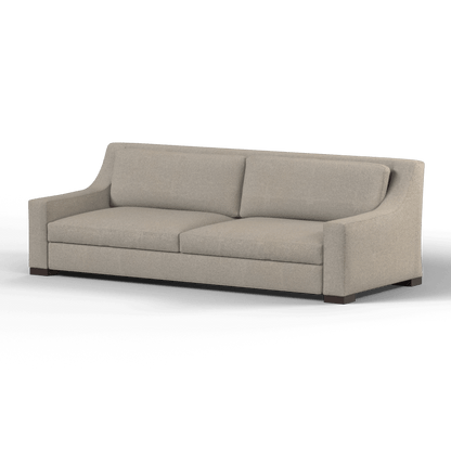 Louis 2 Seater Sofa — Structured Design with Tapered Arms