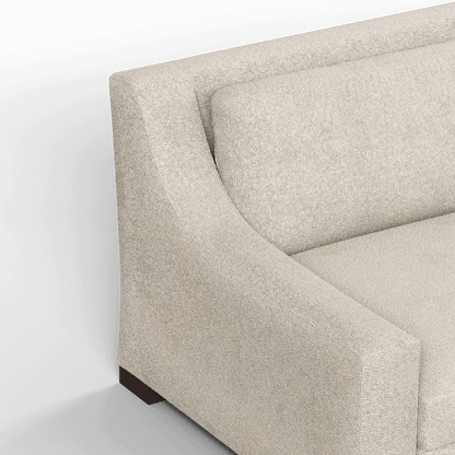 Louis 2 Seater Sofa — Structured Design with Tapered Arms
